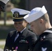 II MEF HQ Group Navy Dress Blue uniform inspection.