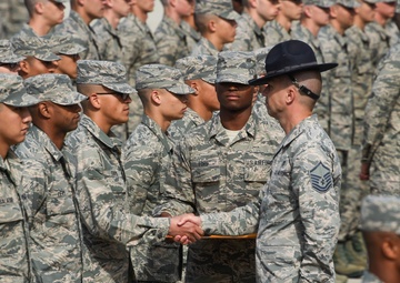 62nd AW leadership witness civilians turn into Airmen