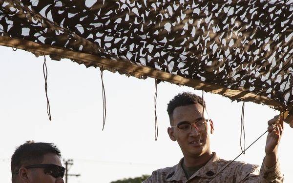 Marines conduct a foreign humanitarian assistance exercise at Kiwanis Park