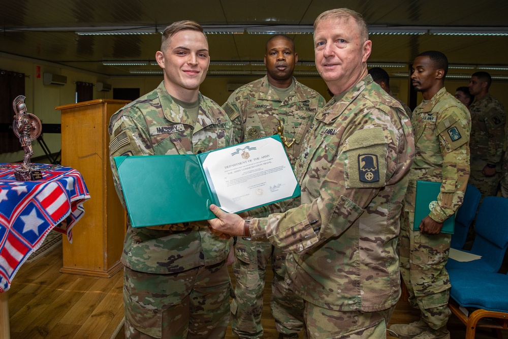 TF Warhawk Names Brigade NCO and Soldier of the Year