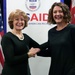 USAID Deputy Administrator Bonnie Glick meeting with Clare Walsh.