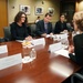 USAID Deputy Administrator Bonnie Glick meeting with Clare Walsh.