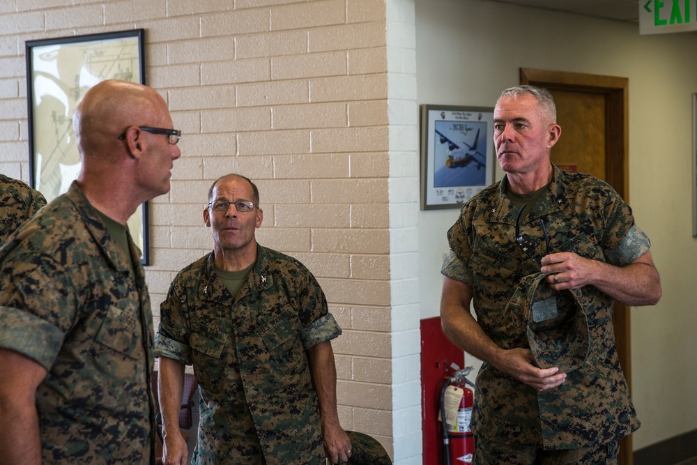 Brig. Gen Conley Visits MCAS Yuma