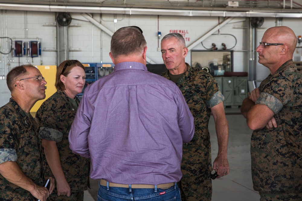 Brig. Gen Conley Visits MCAS Yuma