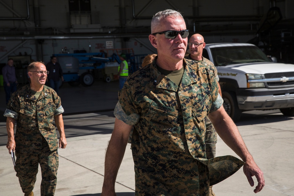 Brig. Gen Conley Visits MCAS Yuma