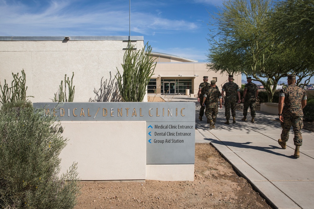 Brig. Gen Conley Visits MCAS Yuma