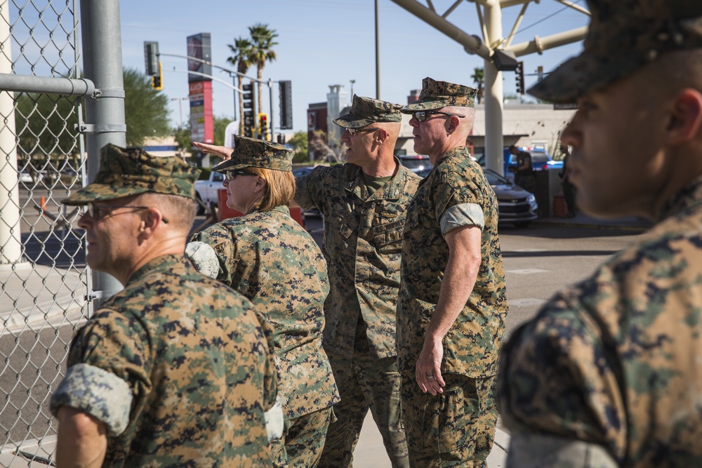 Brig. Gen Conley Visits MCAS Yuma