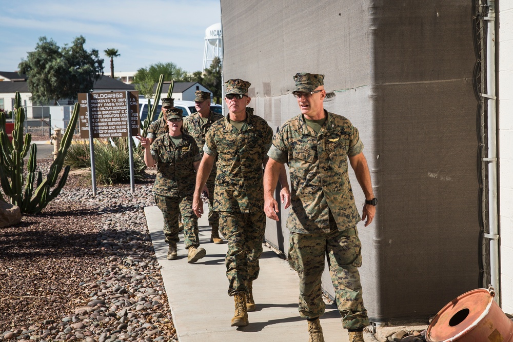 Brig. Gen Conley Visits MCAS Yuma