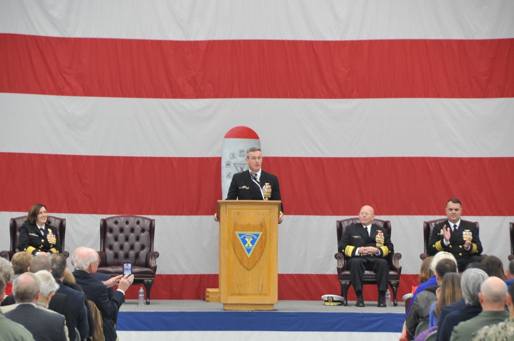 Wing 10 Conducts Change of Command Ceremony