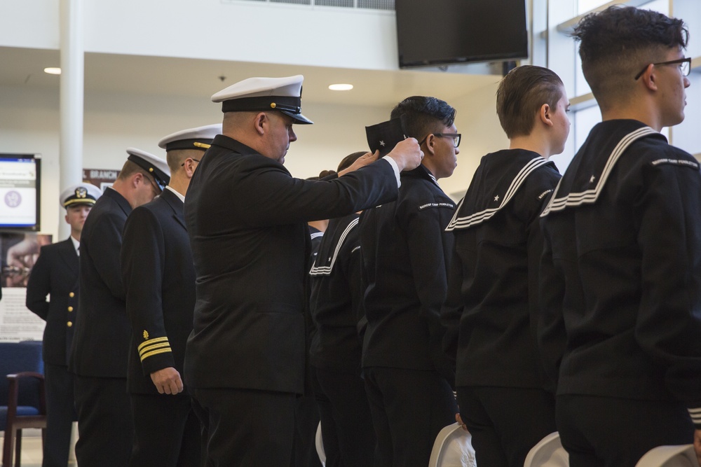 Branch Medical/ Dental Sailors Conduct Uniform Inspection