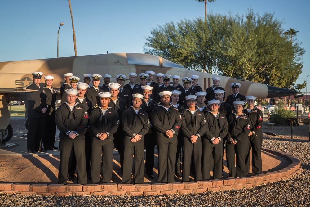 Branch Medical/ Dental Sailors Conduct Uniform Inspection