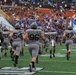 USAFA sports C-17 legacy jersey for game against Rainbow Warriors