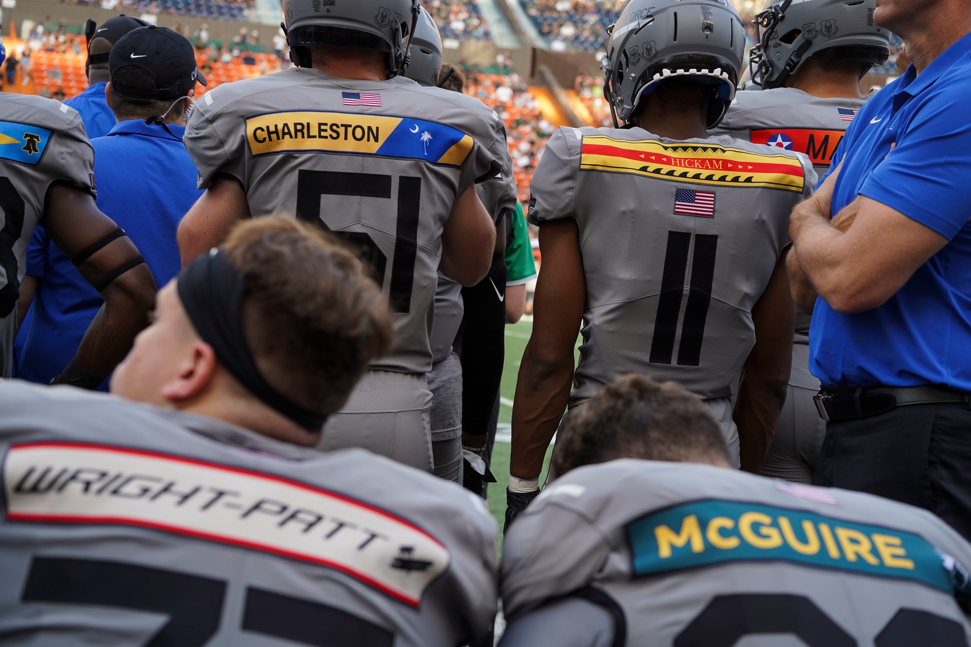 DVIDS - Images - USAFA sports C-17 legacy jersey for game against Rainbow  Warriors [Image 10 of 15]