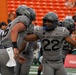 USAFA sports C-17 legacy jersey for game against Rainbow Warriors