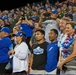 USAFA sports C-17 legacy jersey for game against Rainbow Warriors