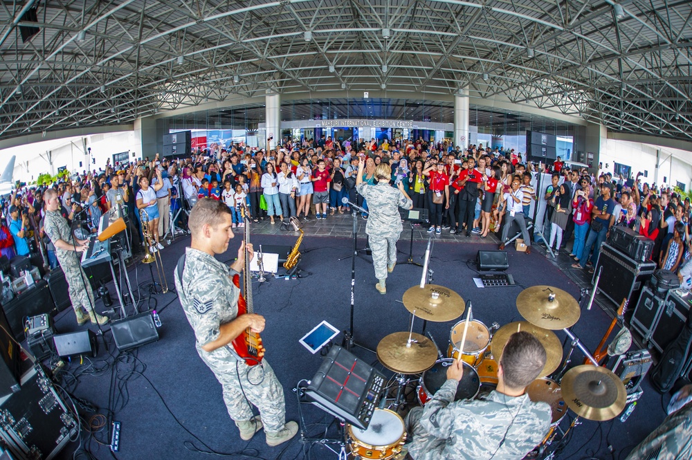 Performing at the LIMA Air Show, 2019