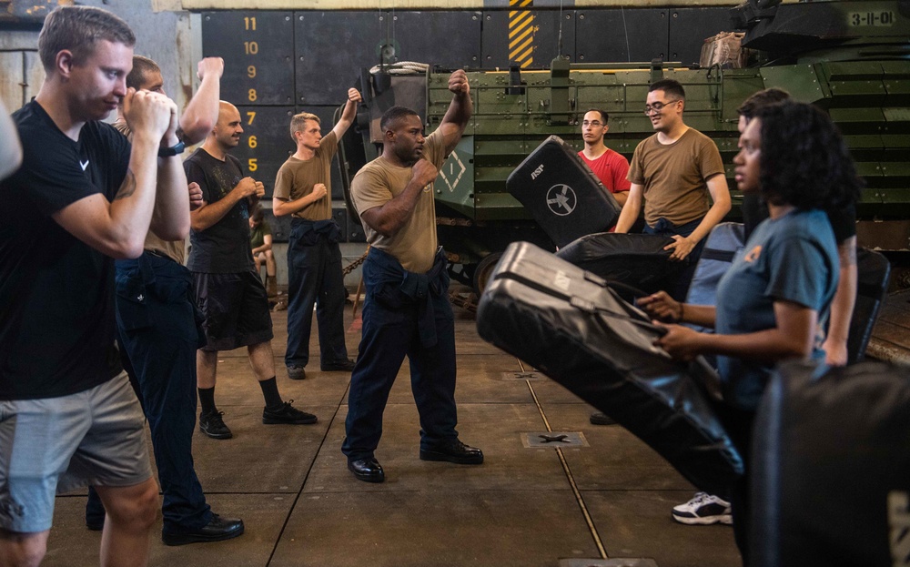 USS Harpers Ferry Conducts SURF Bravo Class