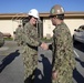 Promotion Ceremony for the officer-in-charge of NMCB-5’s Detail Guam