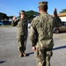 Promotion Ceremony for the officer-in-charge of NMCB-5’s Detail Guam