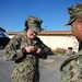 Promotion Ceremony for the officer-in-charge of NMCB-5’s Detail Guam