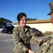 Promotion Ceremony for the officer-in-charge of NMCB-5’s Detail Guam