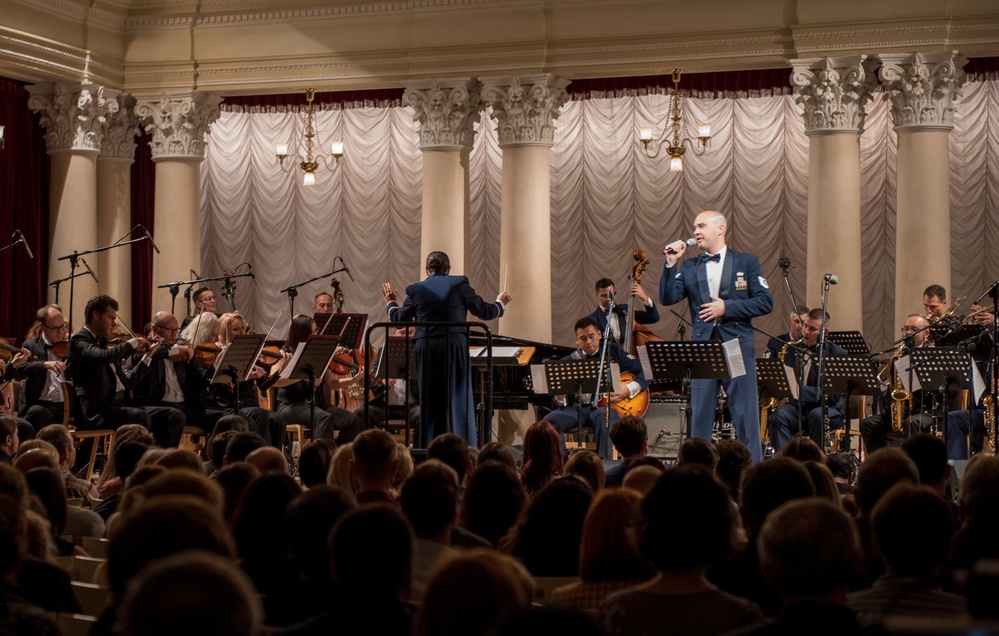 USAFE Jazz Band in Ukraine - Kiev National Philharmonic of Ukraine Concert