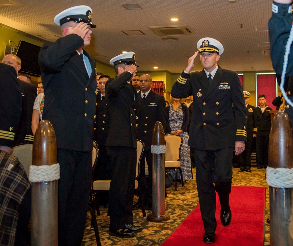 USS Curtis Wilbur (DDG 54) Change of Command Ceremony 2019