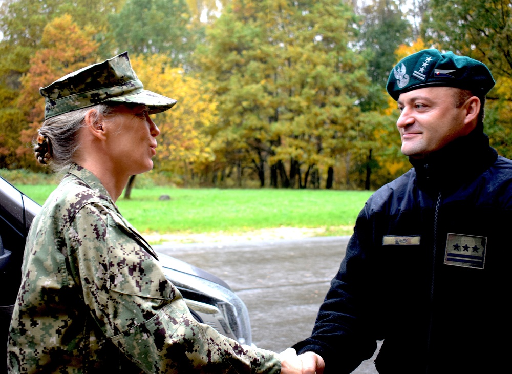 U.S. Navy Installations Commander visits new base in Poland