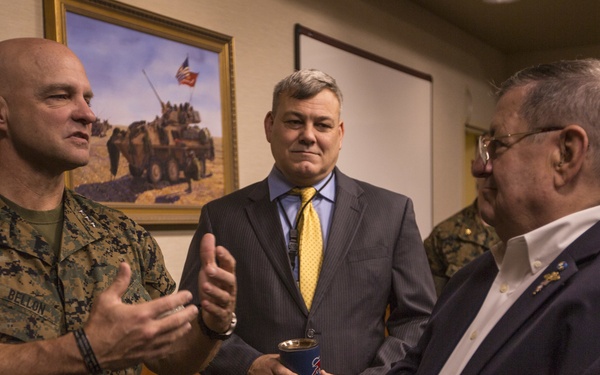 Lt. Gen. David G. Bellon signs the ESGR Statement of Support