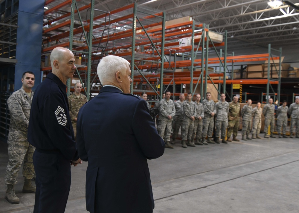 ANG director, ANG command chief visit 158th FW