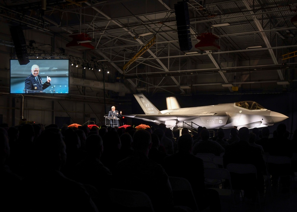 F35 Vermont Arrival Ceremony