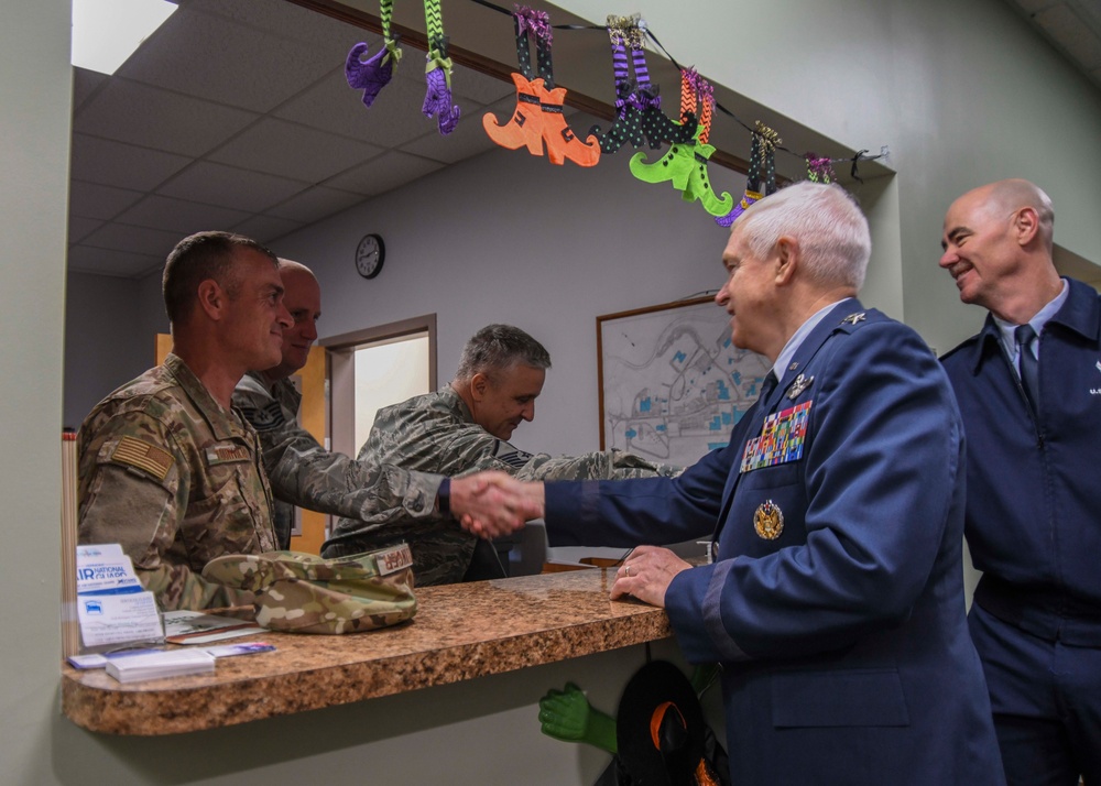 ANG director, ANG command chief visit 158th FW