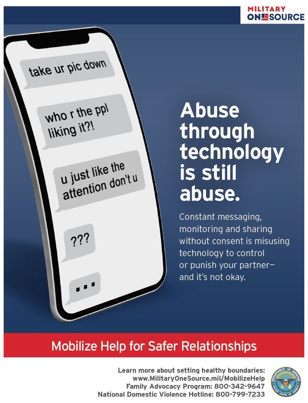 Technology abuse in relationships highlighted during Domestic Violence Awareness Month