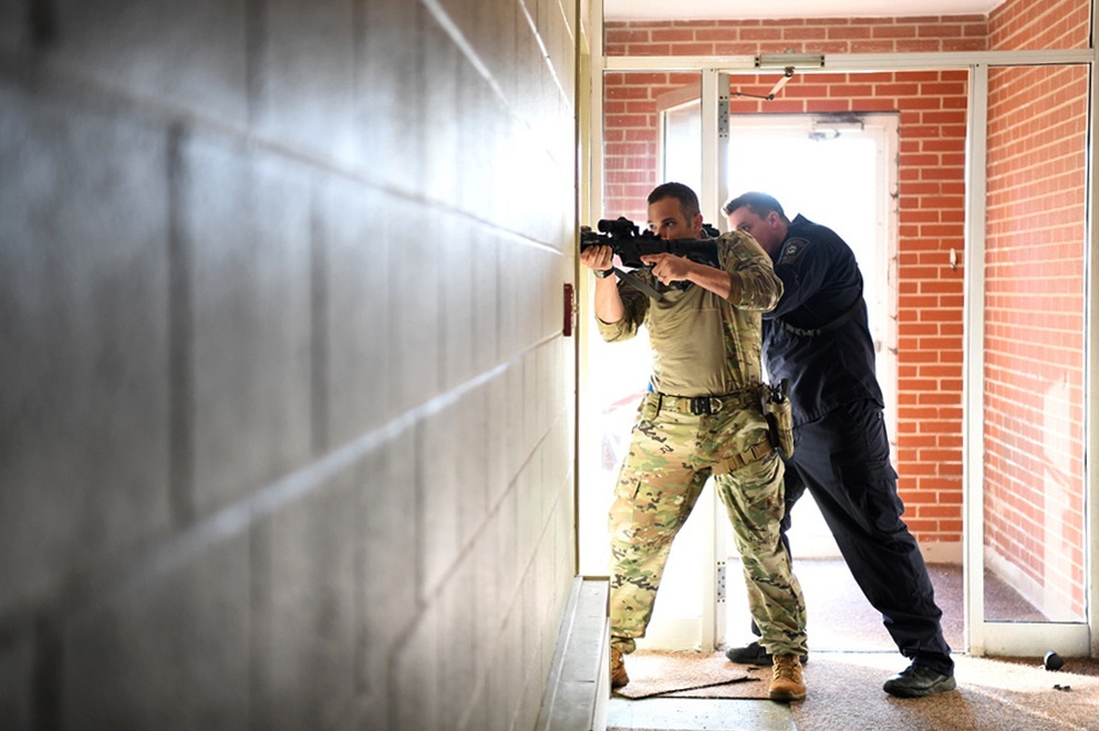 SWAT team trains at 178th Wing