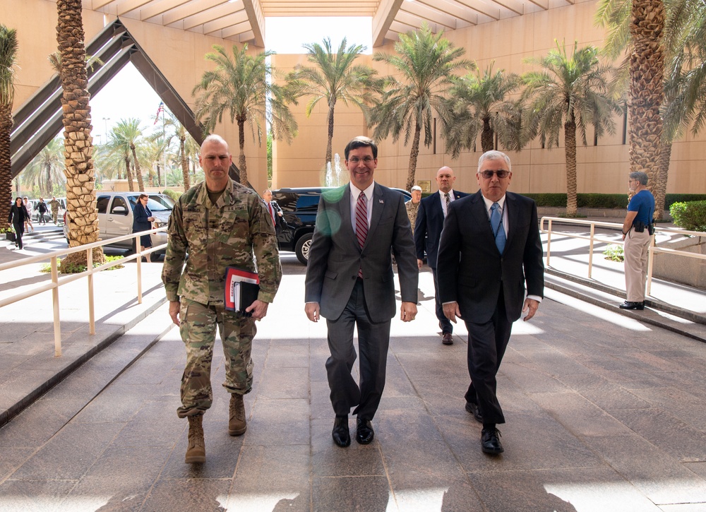 Defense Secretary Mark T. Esper meets with US Ambassador to Saudi Arabia