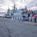 Allied Nation Sailors Perform Color Guard Detail