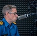 Lt. Cmdr Allan Wilson Conducts a Radio Interview
