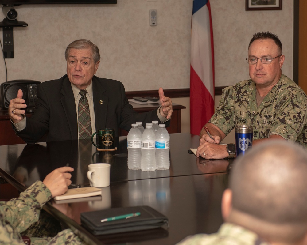 Retired MCPON visits Naval Submarine Base Kings Bay