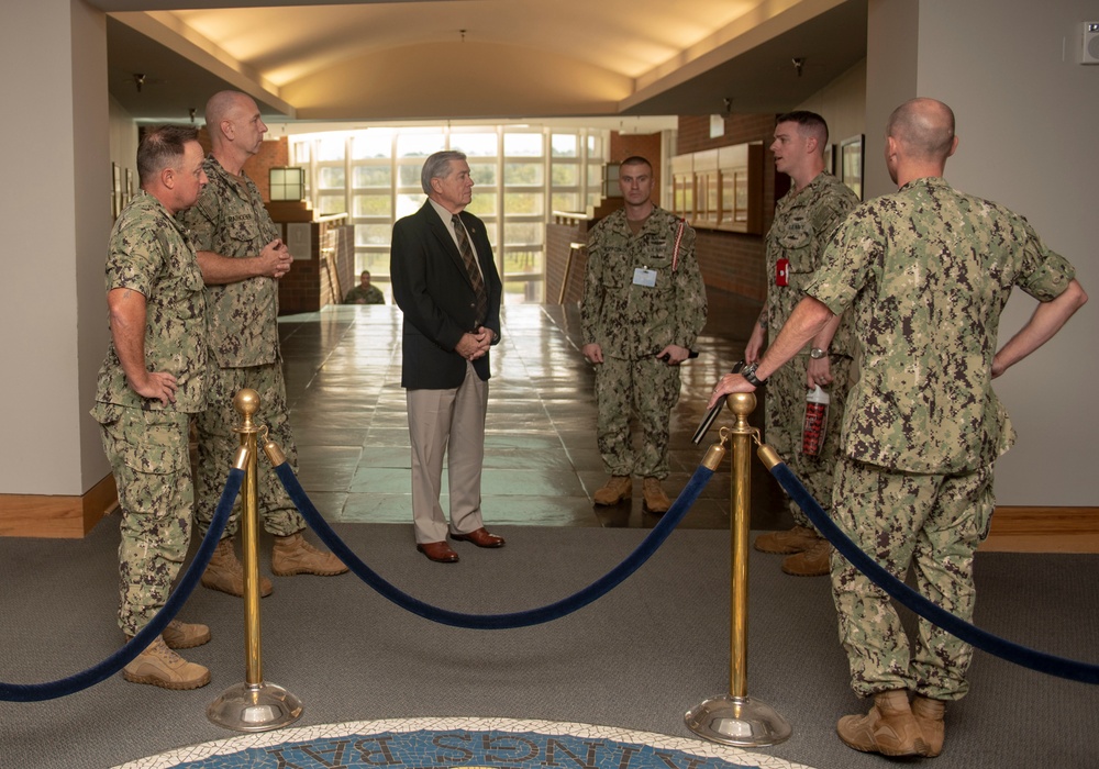 Retired MCPON visits Naval Submarine Base Kings Bay