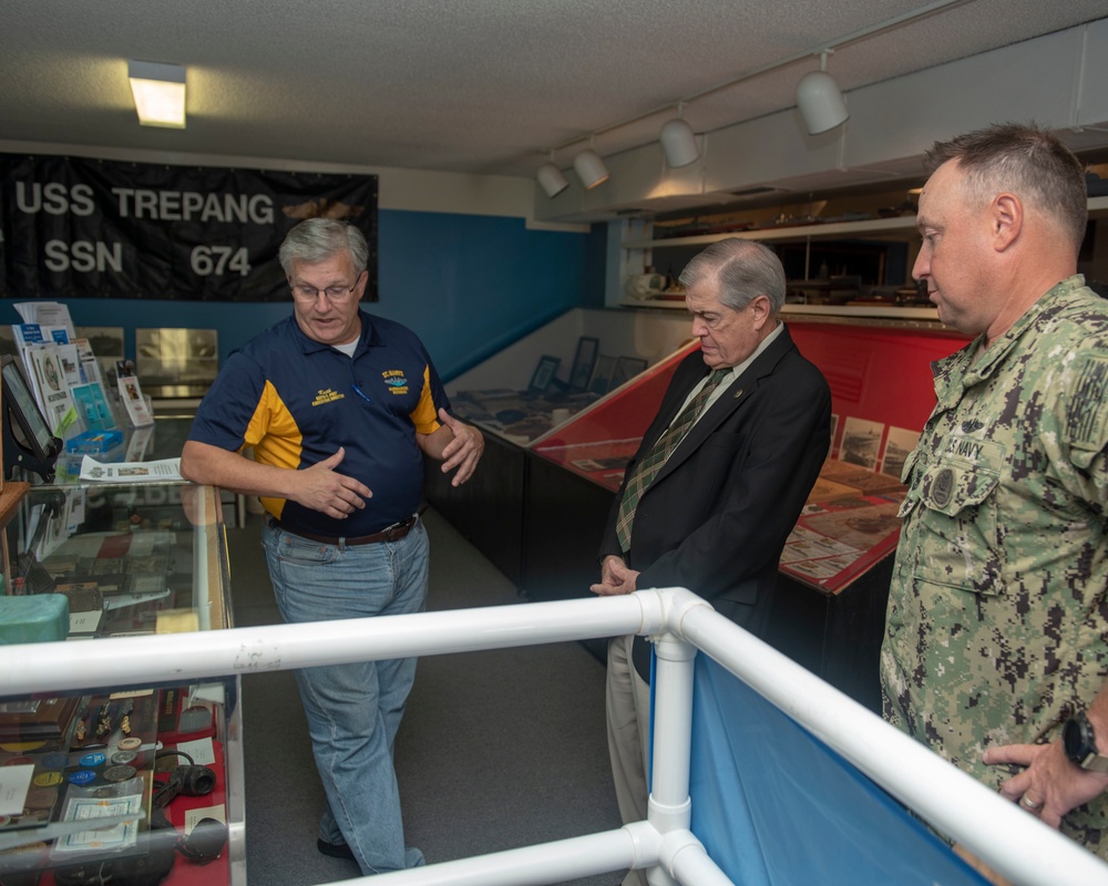 Retired MCPON visits Naval Submarine Base Kings Bay