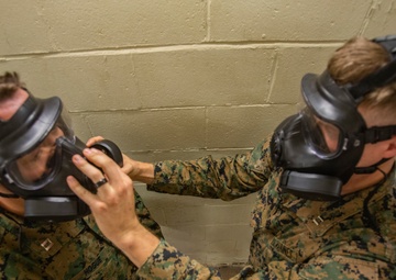 DPC/RSU-East Marines Conduct Gas Chamber Training