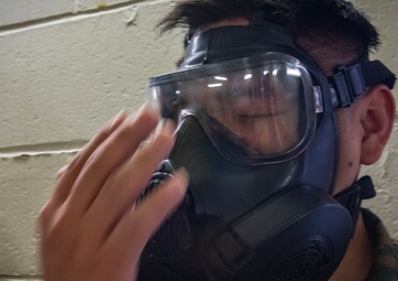 DPC/RSU-East Marines Conduct Gas Chamber Training