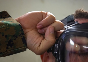 DPC/RSU-East Marines Conduct Gas Chamber Training
