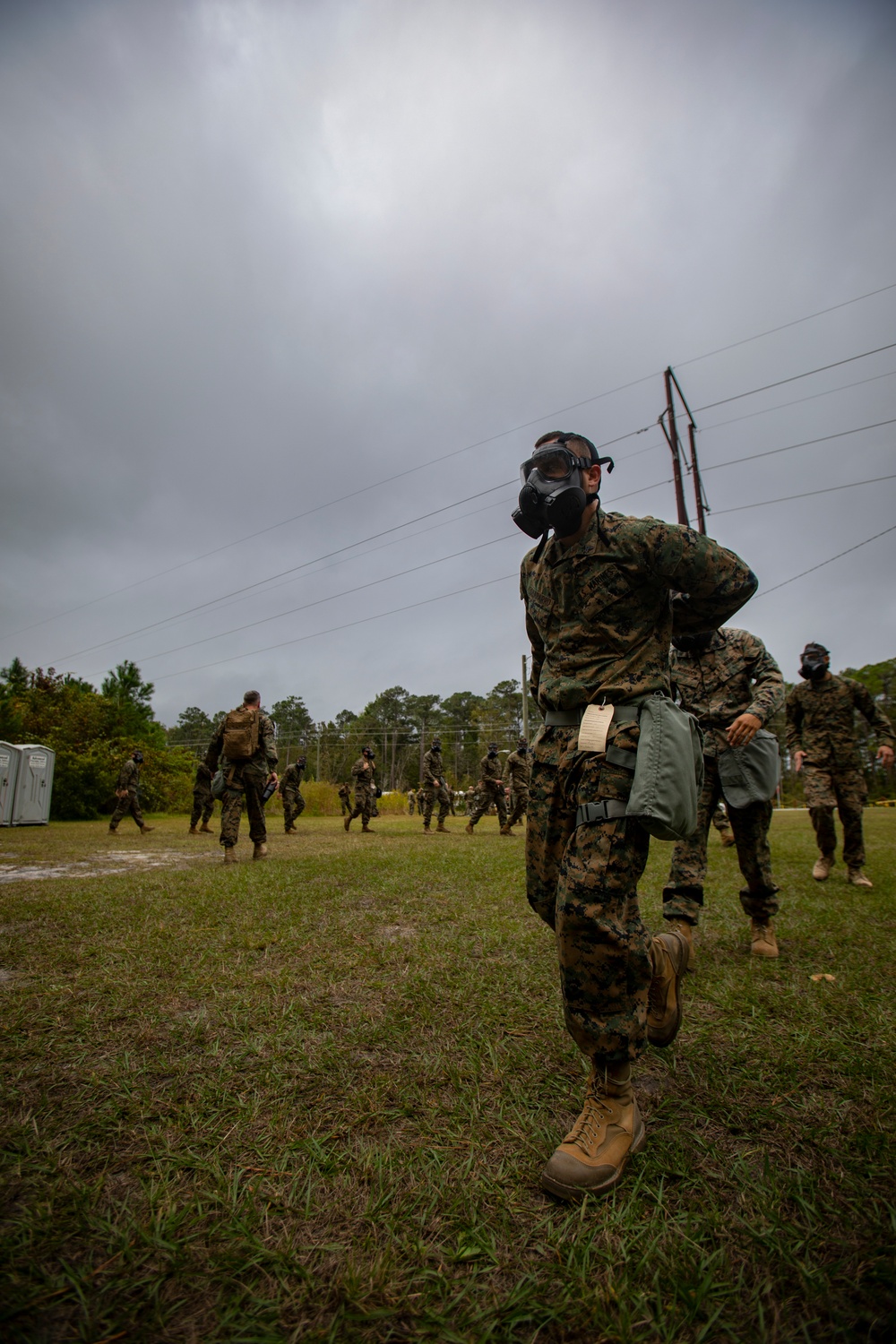 DPC/RSU-East Marines Conduct Gas Chamber Training