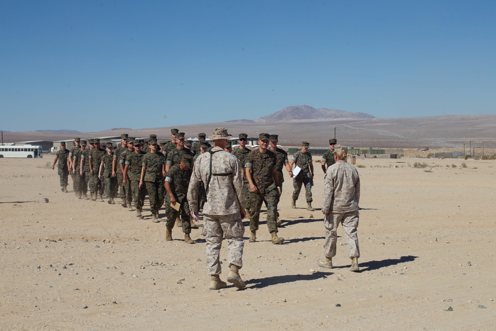 BCOC Students Visit 2d MARDIV Rear Area Operations Center