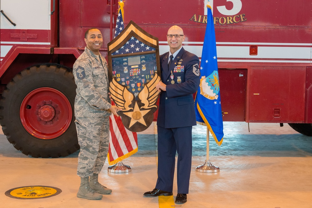 Master Sgt. Jason Landry Retires after 21 Years of Service