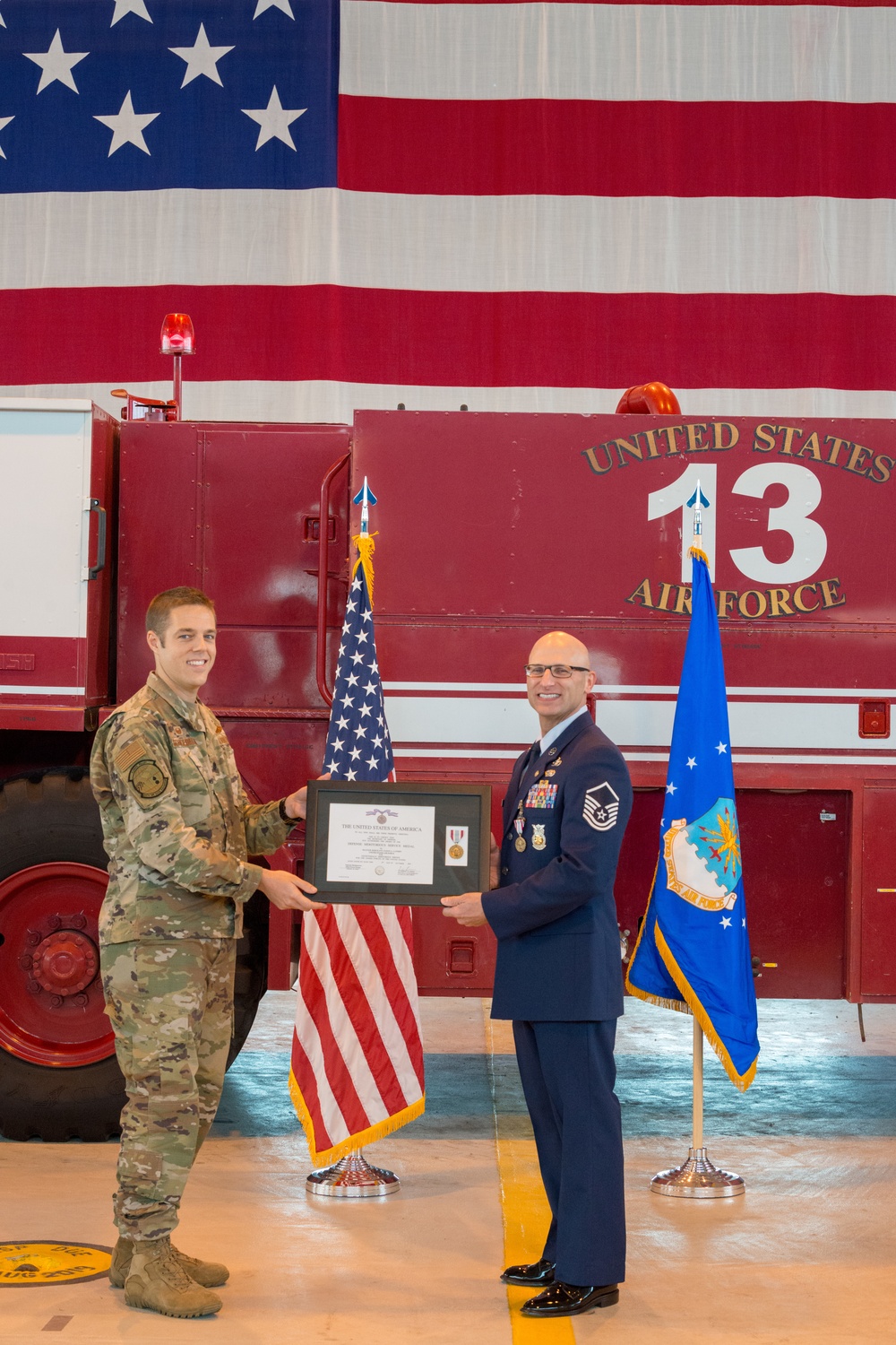 Master Sgt. Jason Landry Retires after 21 Years of Service