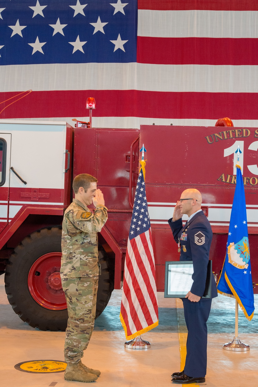 Master Sgt. Jason Landry Retires after 21 Years of Service