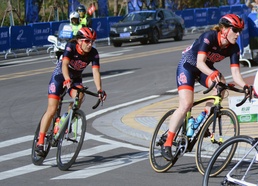USA women finish 8th despite crash in 50-mile cycling road race