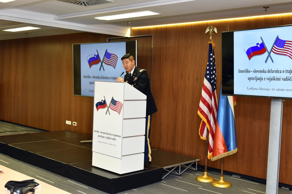 U.S. – Slovenia Sustainable Training Area Management Workshop, Ljubljana, Slovenia 2019
